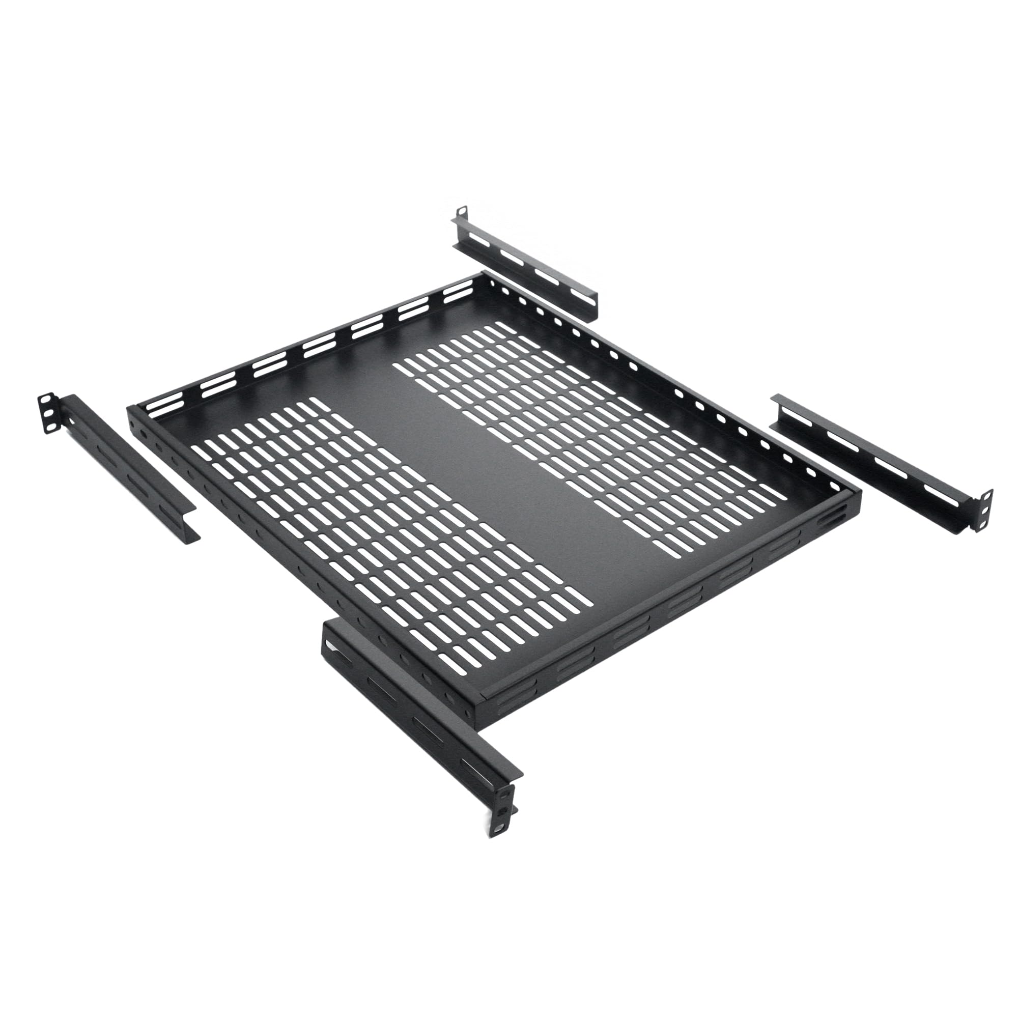 Amazon.com: RIVECO 1U Adjustable Vented Server Rack Mount Shelf